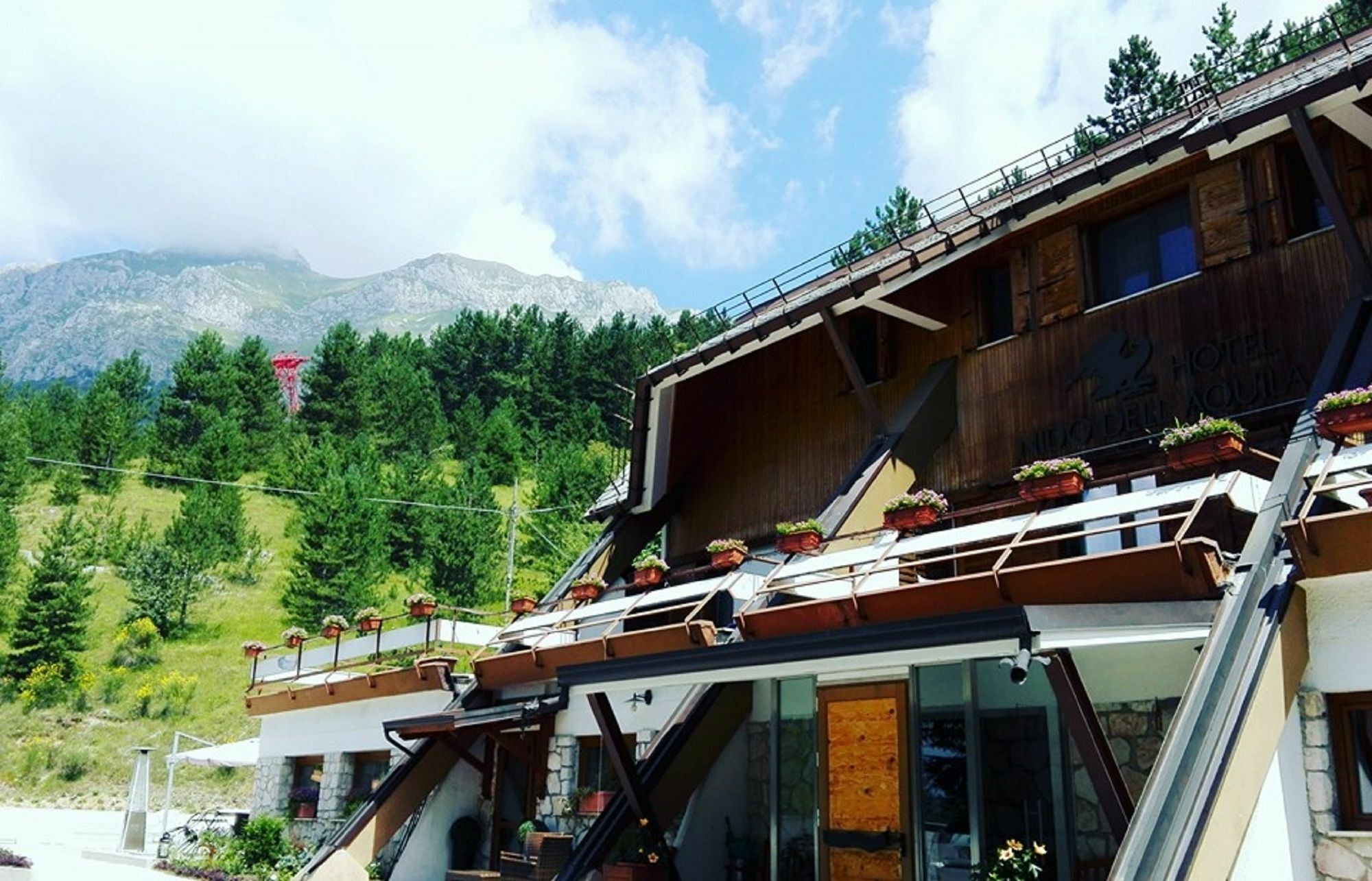 Hotel Nido Dell'Aquila アッセルジ エクステリア 写真